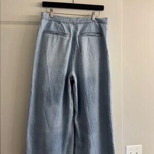 Madewell Harlow Trouser Light Blue wide leg Jeans